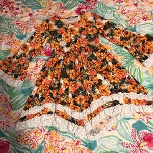 Milk Silk Floral Tunic/Dress